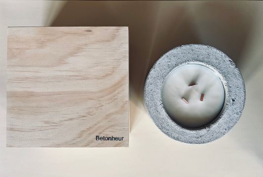 Bougie artisanale XXL pot béton