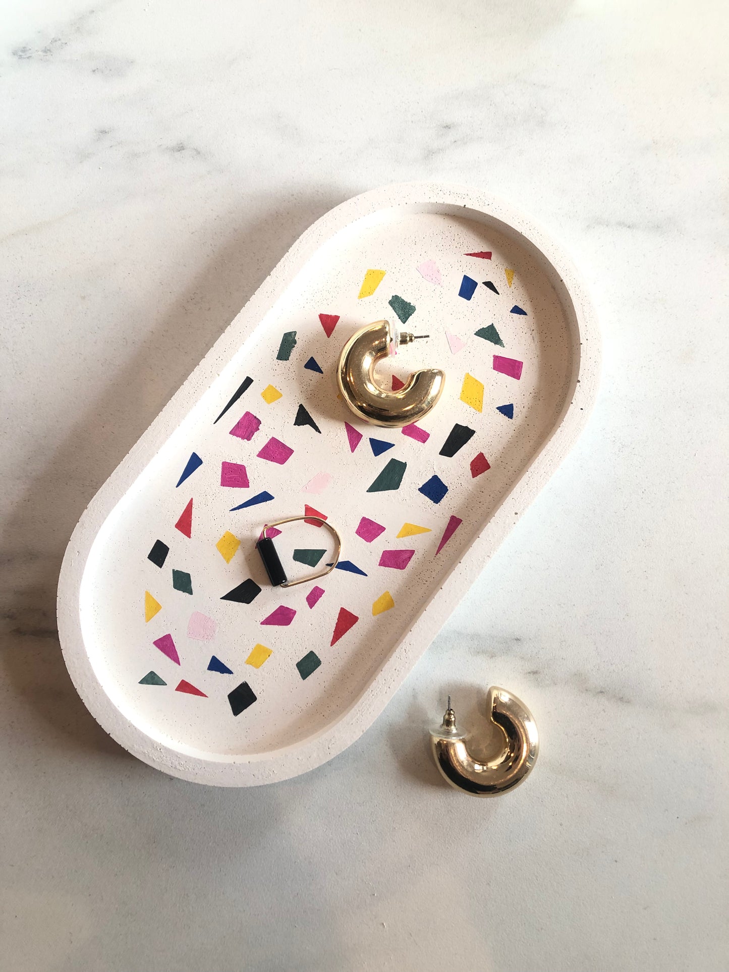 Plateau décoratif terrazzo