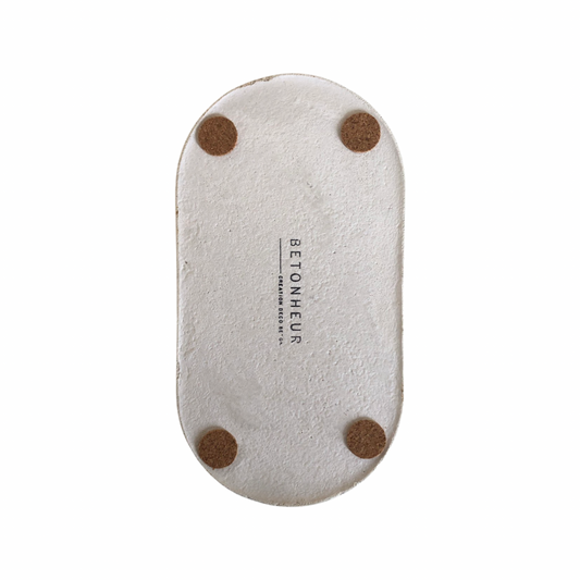 plateau decoratif béton cycle lunaire