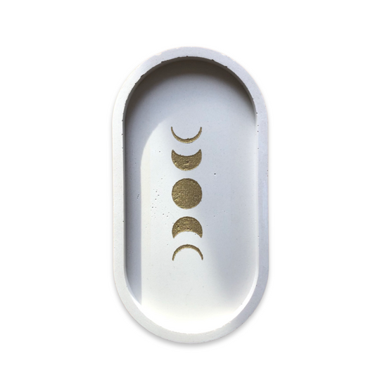 plateau decoratif béton cycle lunaire