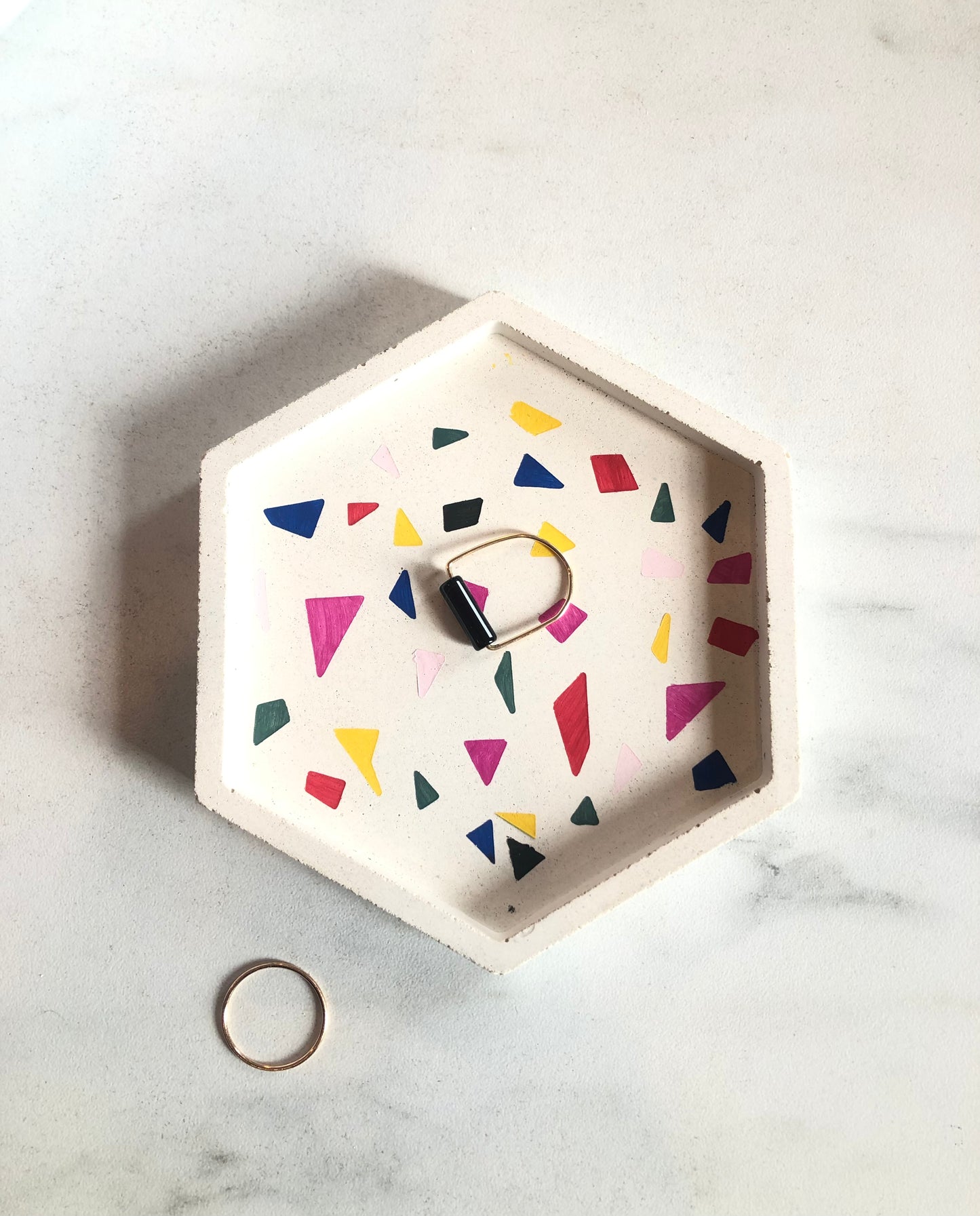 Vide poche tomette Terrazzo