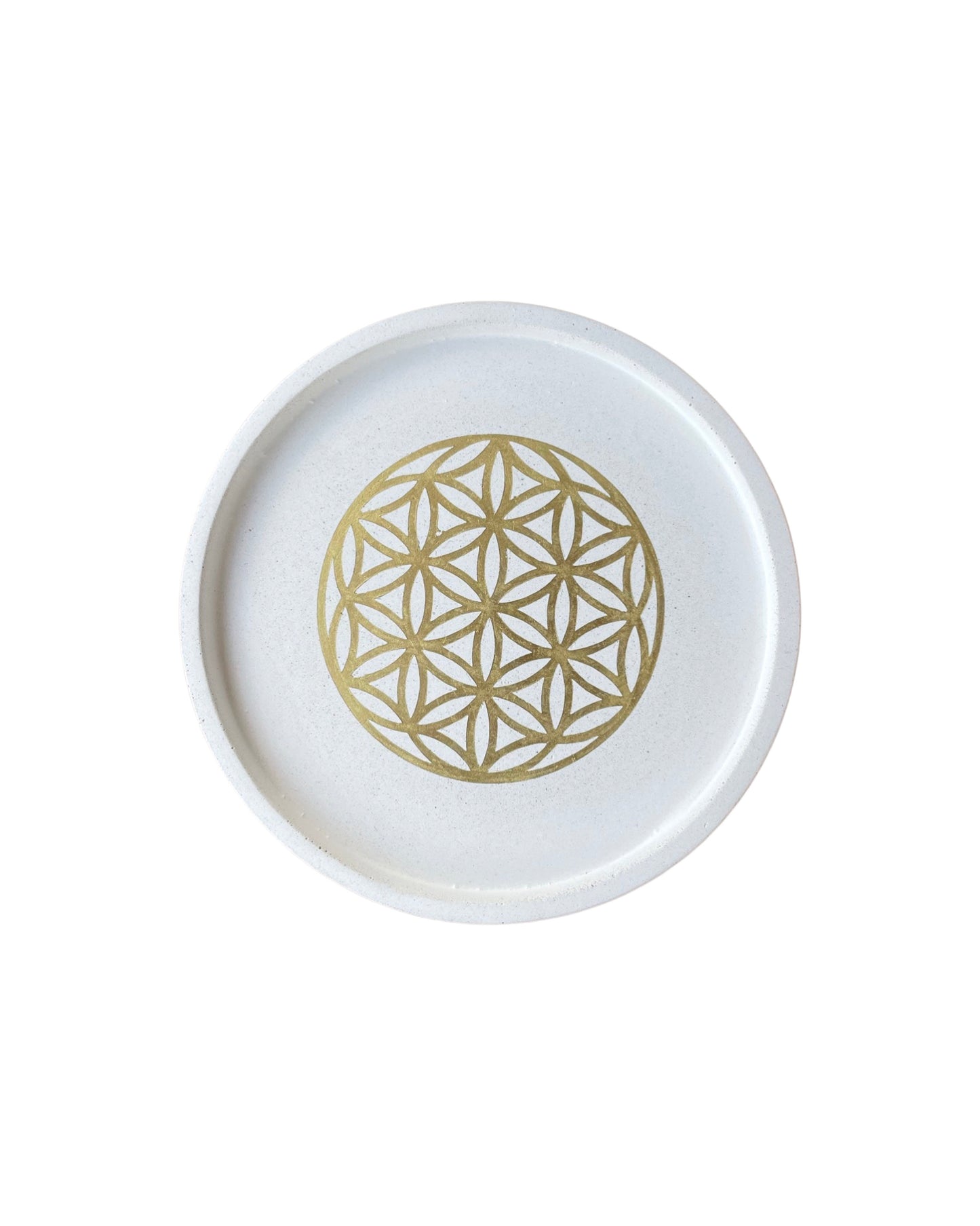 Plateau décoratif fleur de vie