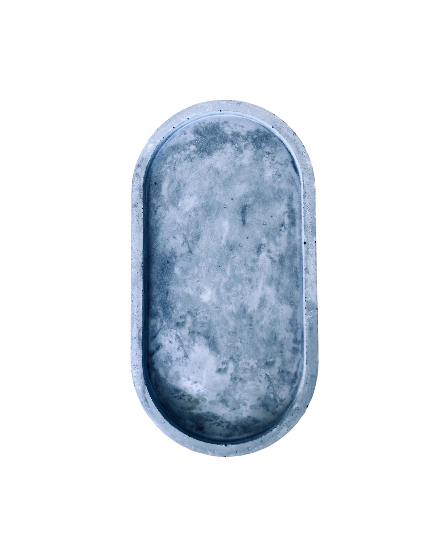 plateau ovale beton décoration minimaliste. fait main en Provence