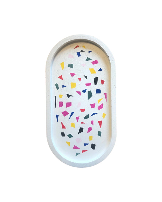 Plateau décoratif terrazzo