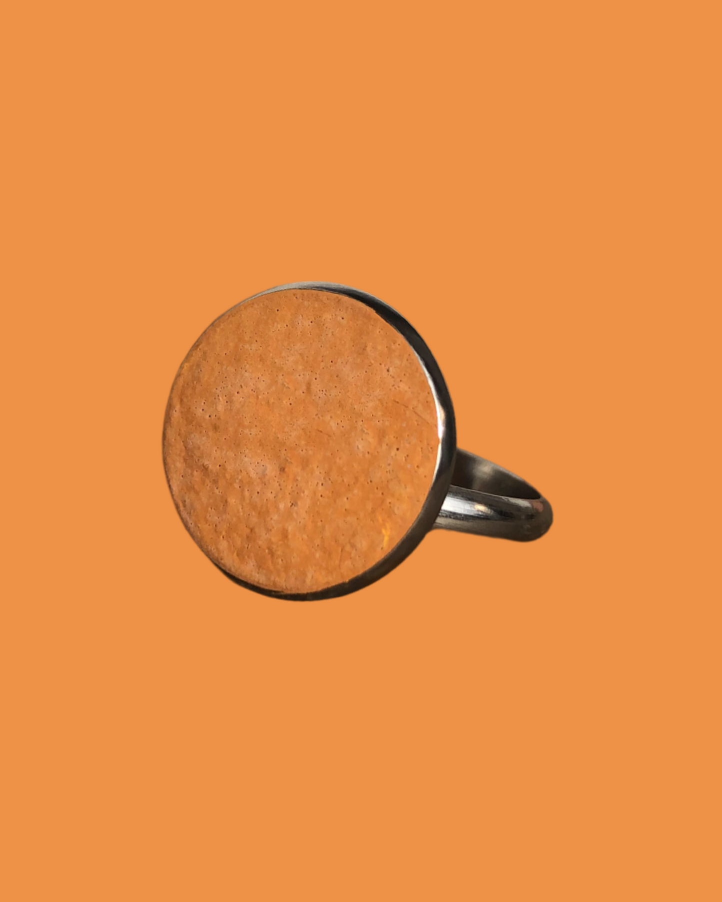 badue acier inoxydable ajustable disque béton orange