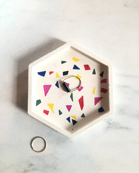 Vide poche tomette Terrazzo